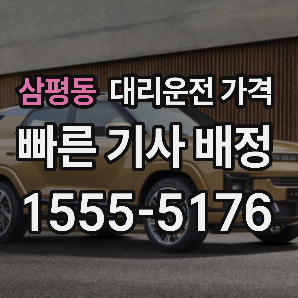 삼평동 대리운전