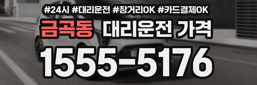금곡동 대리운전 가격