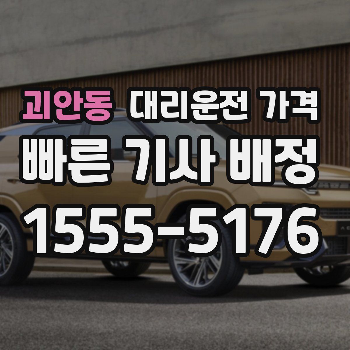 괴안동 대리운전