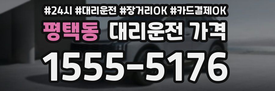 평택동 대리운전 가격