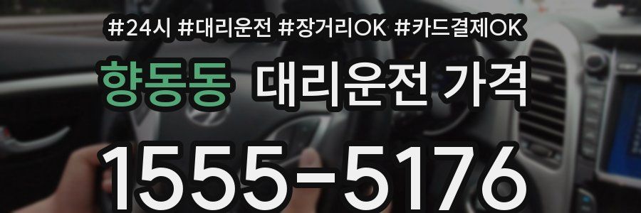 향동동 대리운전 가격