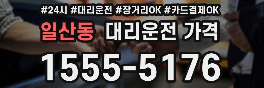 일산동 대리운전 가격