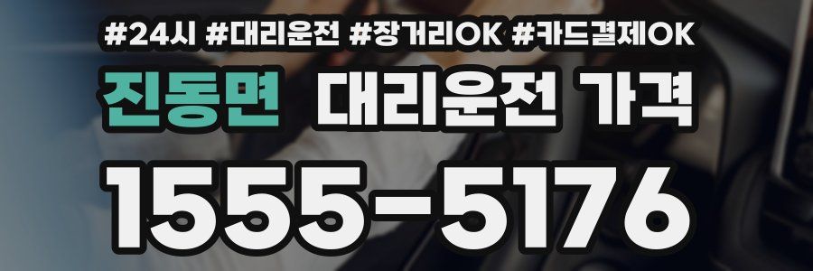 진동면 대리운전 가격