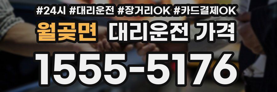 월곶면 대리운전 가격