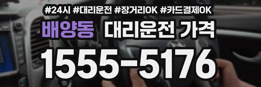 배양동 대리운전 가격