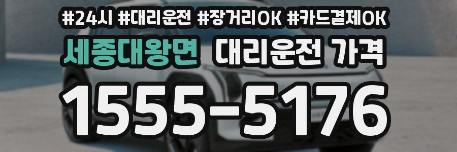 세종대왕면 대리운전 가격