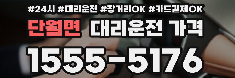 단월면 대리운전 가격