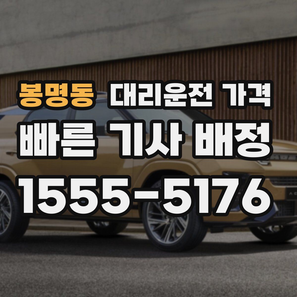 봉명동 대리운전