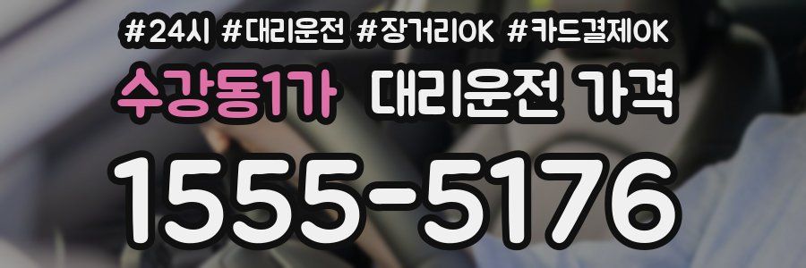 수강동1가 대리운전 가격