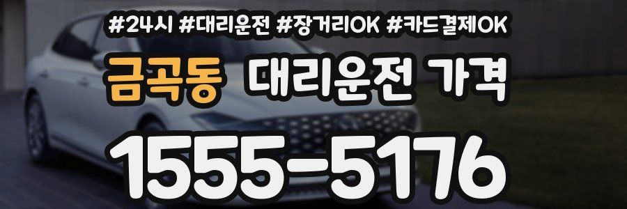 금곡동 대리운전 가격