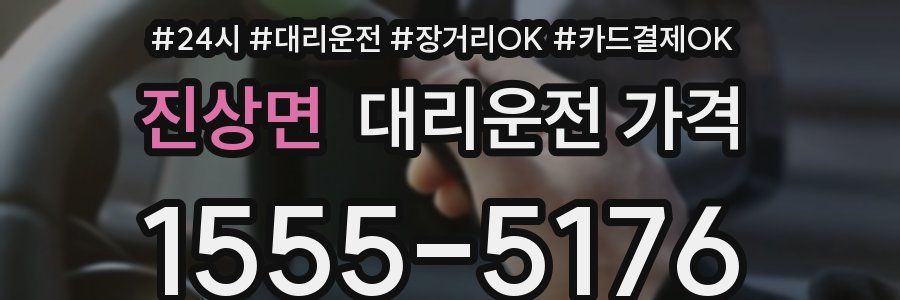 진상면 대리운전 가격