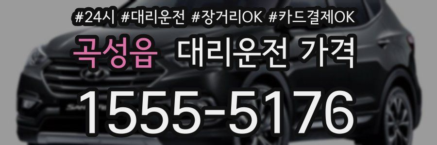 곡성읍 대리운전 가격