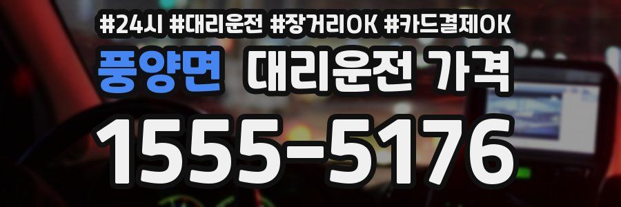 풍양면 대리운전 가격