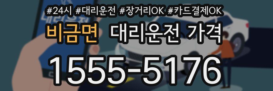 비금면 대리운전 가격