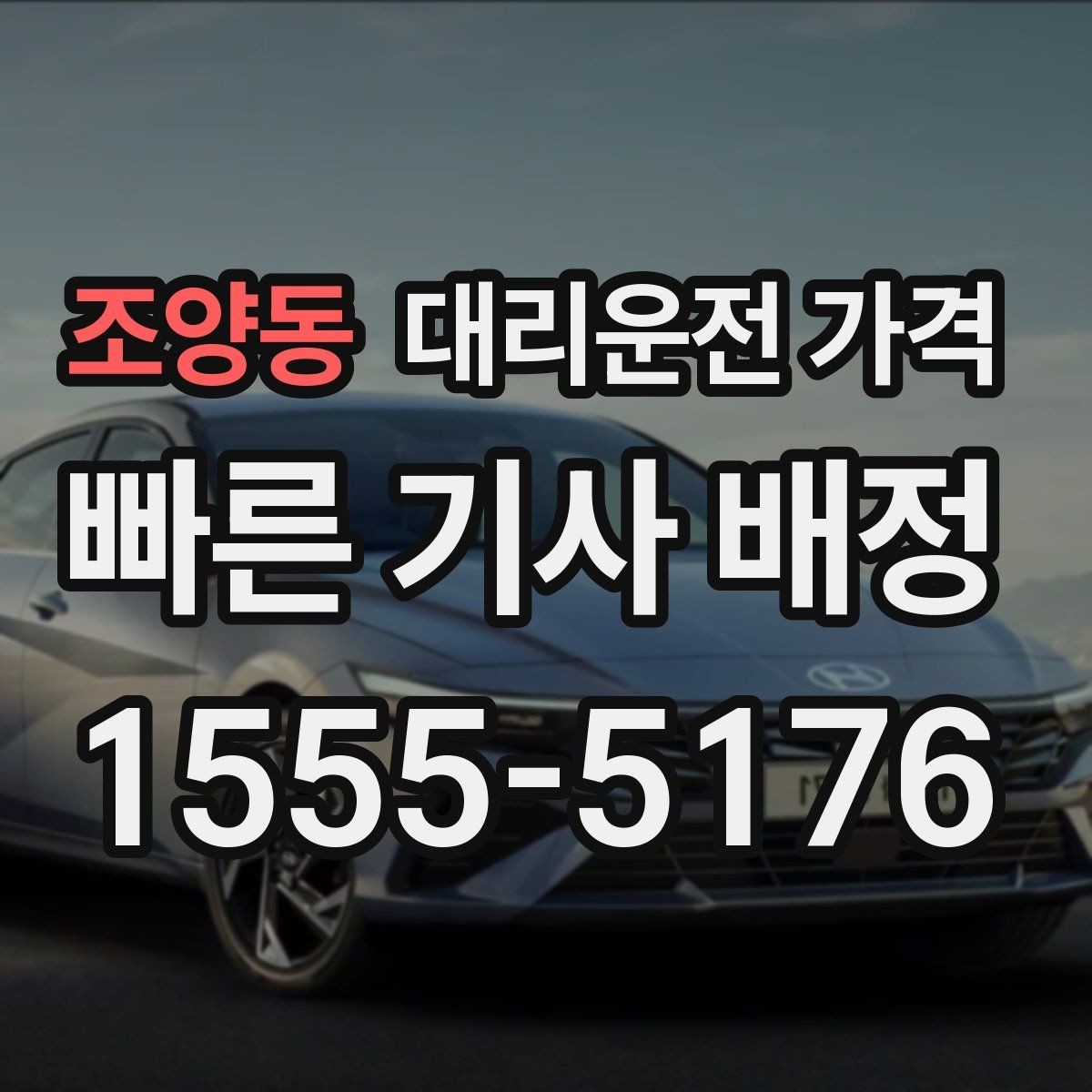 조양동 대리운전 가격 심야 시간 택시 대기보다 현실적인 선택