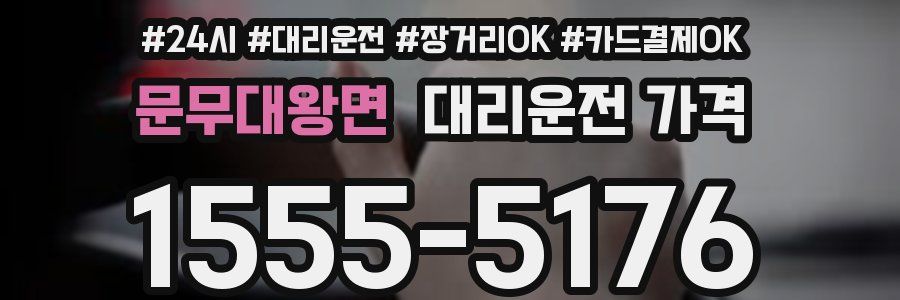 문무대왕면 대리운전 가격