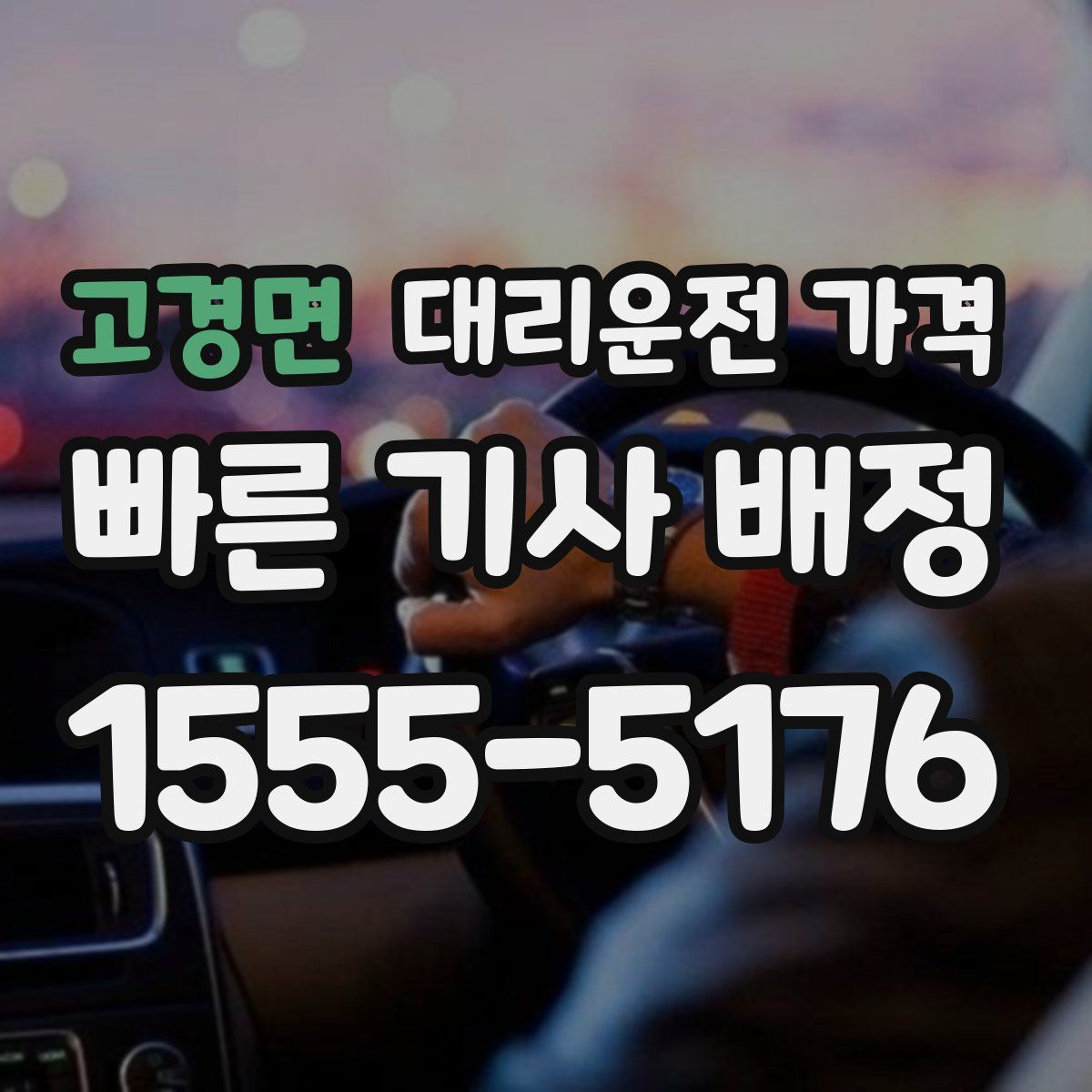 고경면 대리운전