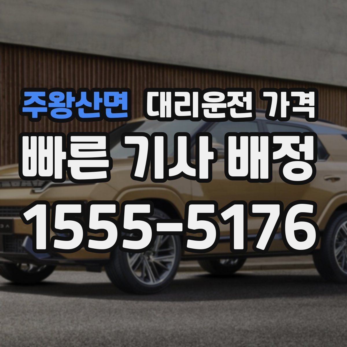 주왕산면 대리운전 가격 안내를 듣고 호출 확정하는 타이밍