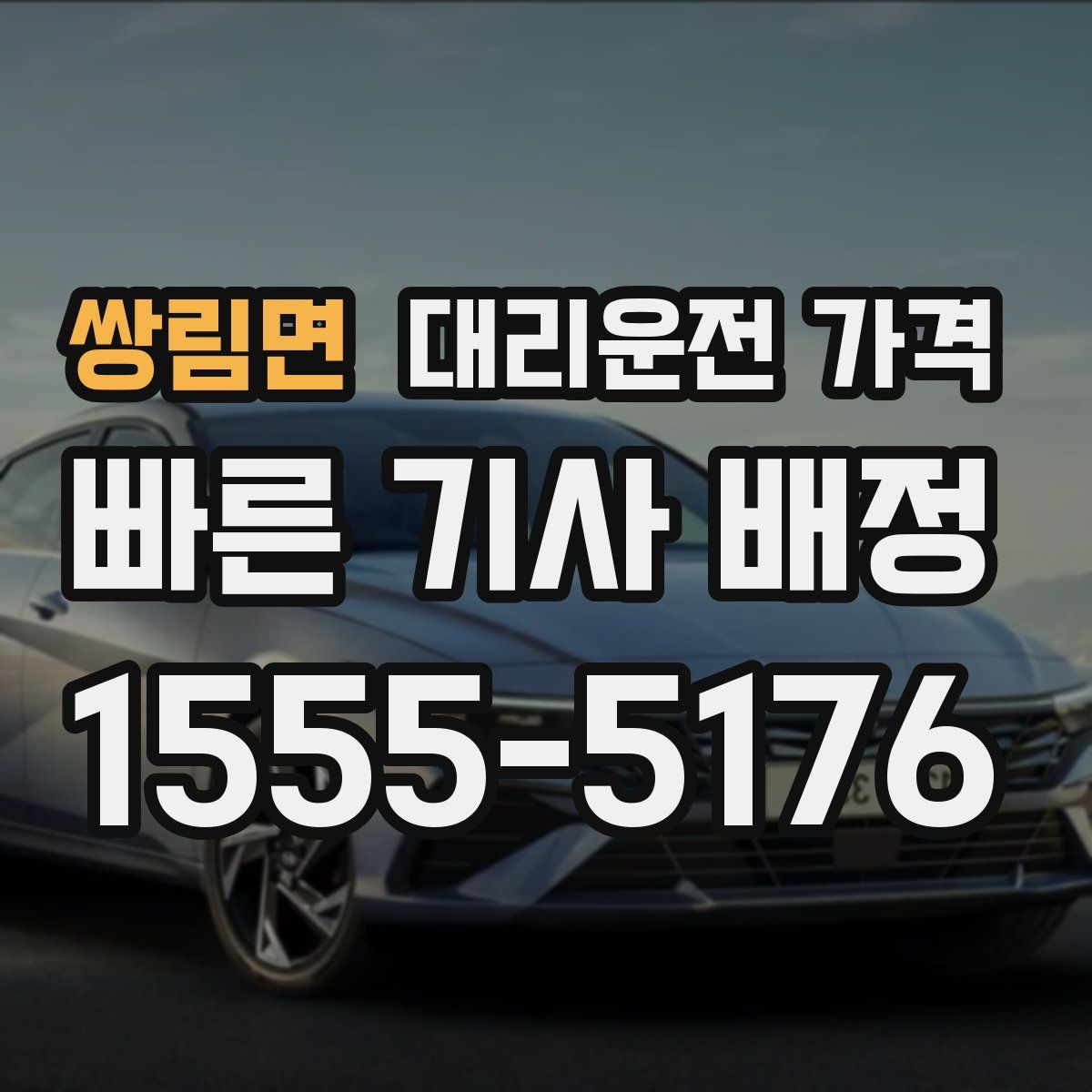 쌍림면 대리운전