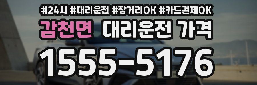 감천면 대리운전 가격