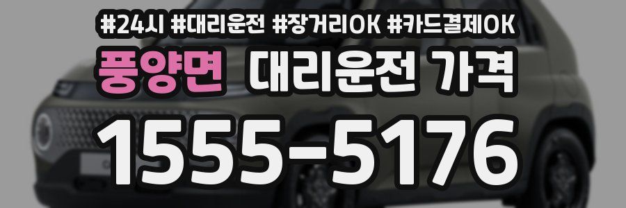 풍양면 대리운전 가격