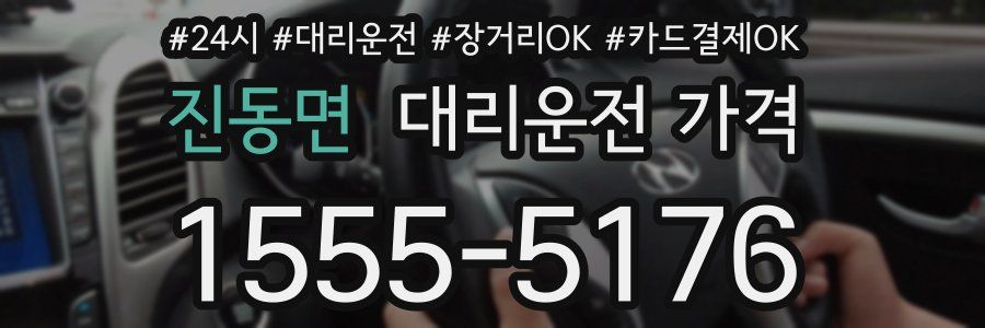 진동면 대리운전 가격