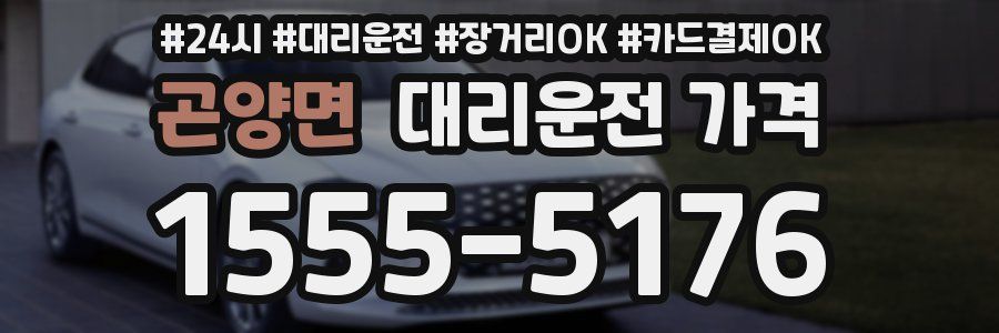 곤양면 대리운전 가격