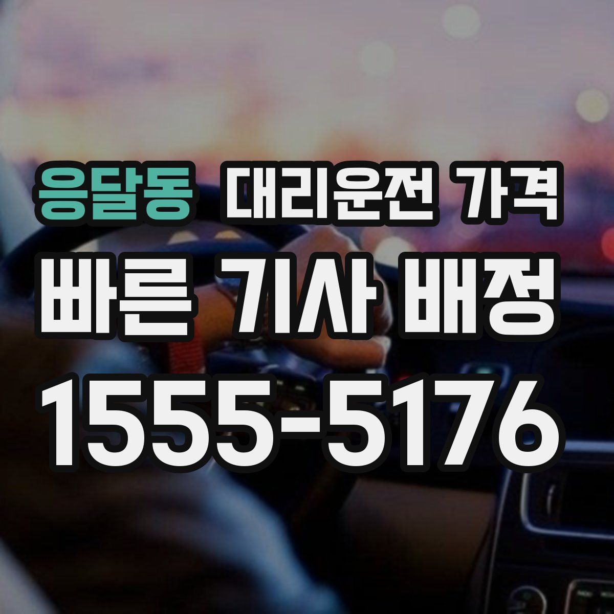 응달동 대리운전