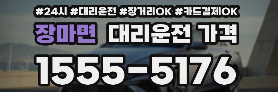 장마면 대리운전 가격