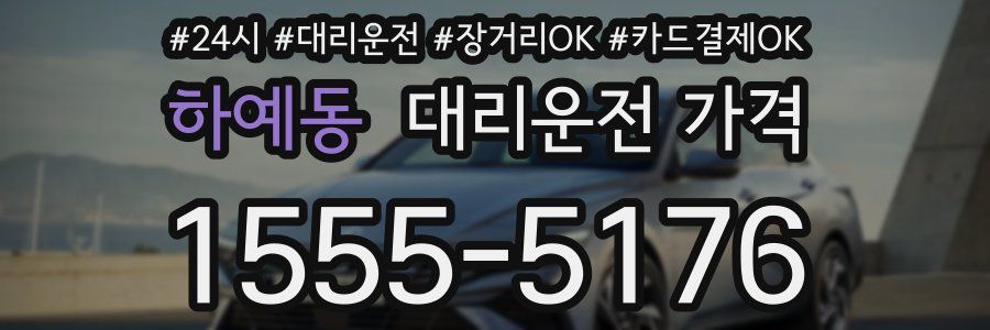 하예동 대리운전 가격