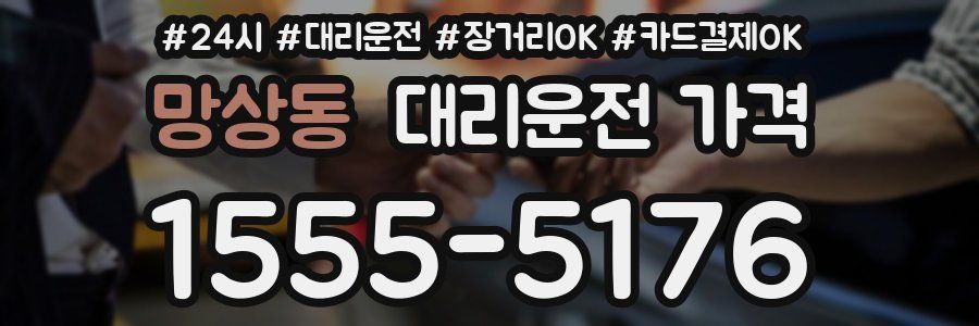 망상동 대리운전 가격