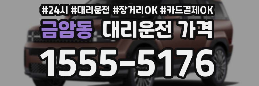 금암동 대리운전 가격