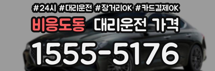 비응도동 대리운전 가격