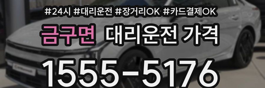 금구면 대리운전 가격