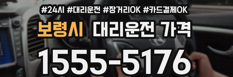 보령시 대리운전 가격