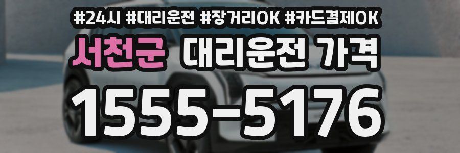서천군 대리운전 가격