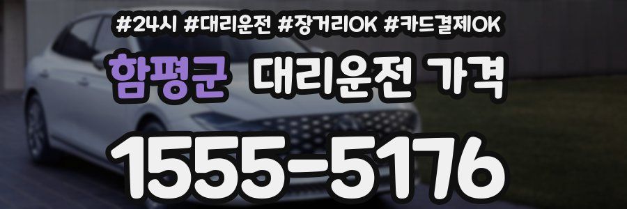 함평군 대리운전 가격