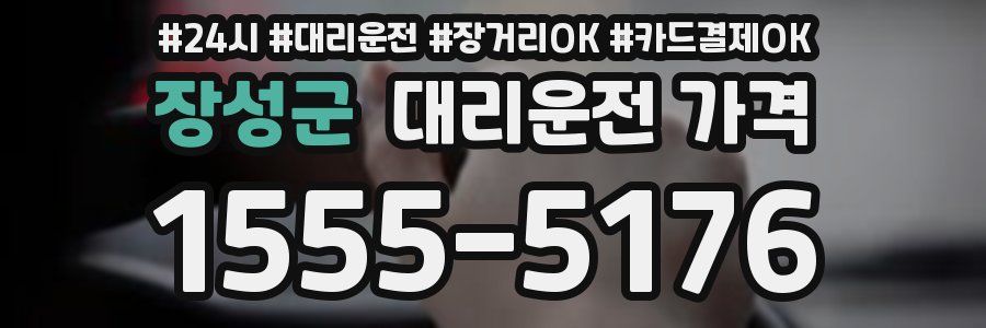장성군 대리운전 가격