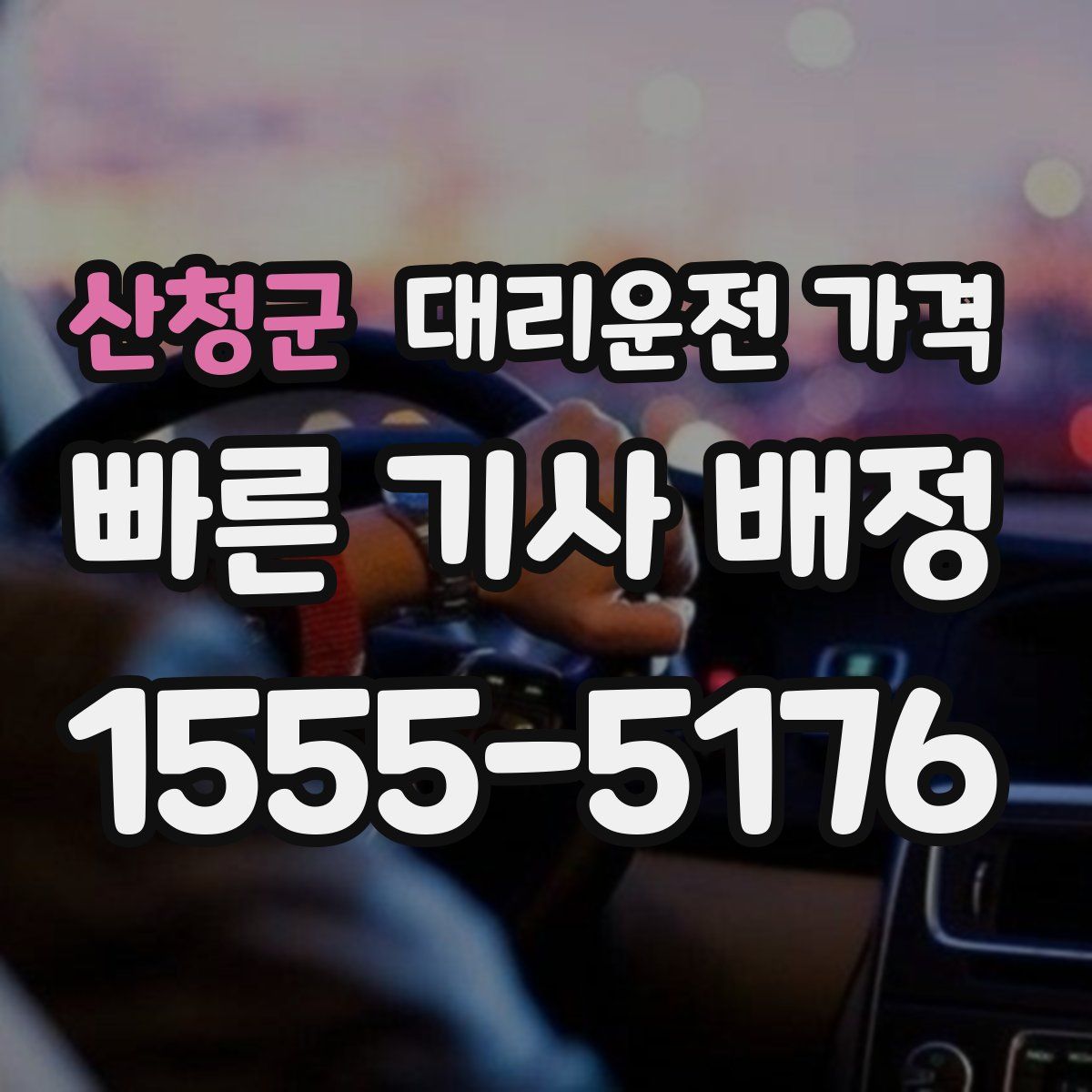 산청군 대리운전