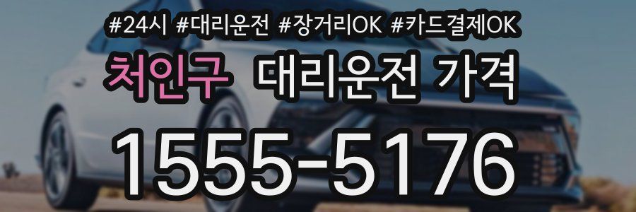 처인구 대리운전 가격