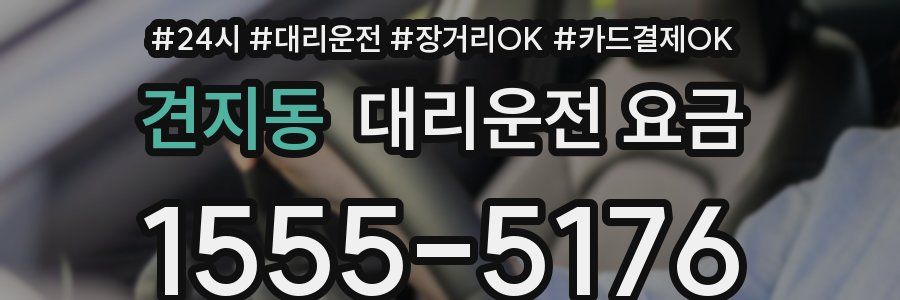 견지동 대리운전 요금