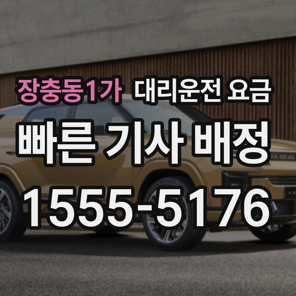 장충동1가 대리운전