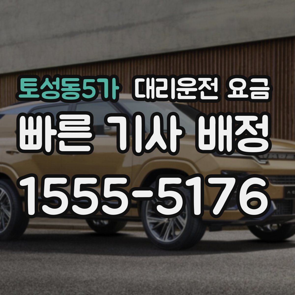 토성동5가 대리운전