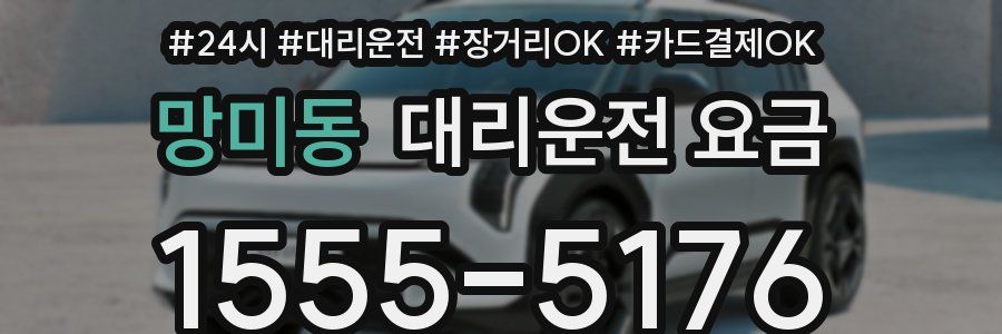 망미동 대리운전 요금