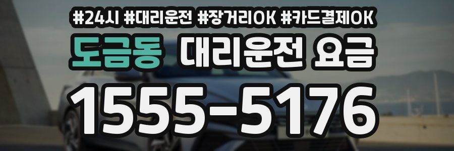 도금동 대리운전 요금