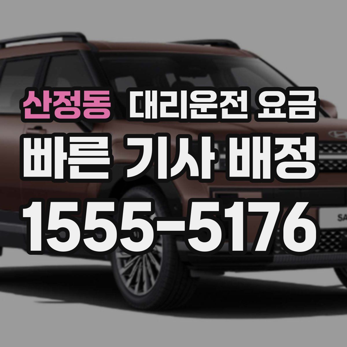 산정동 대리운전