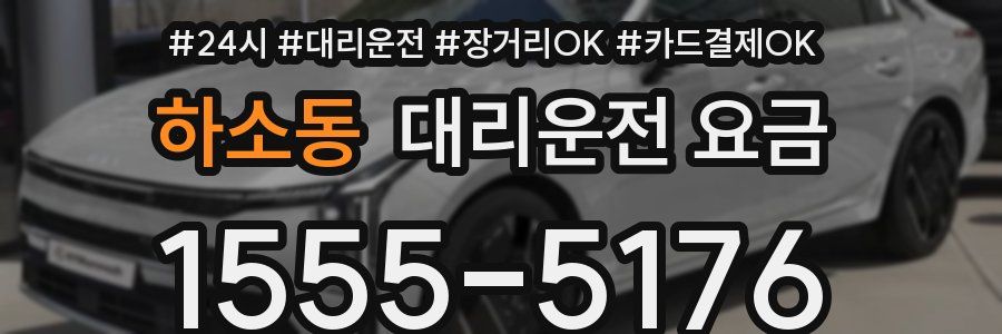 하소동 대리운전 요금