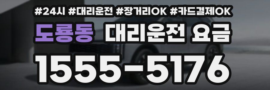 도룡동 대리운전 요금