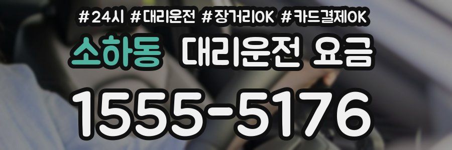 소하동 대리운전 요금