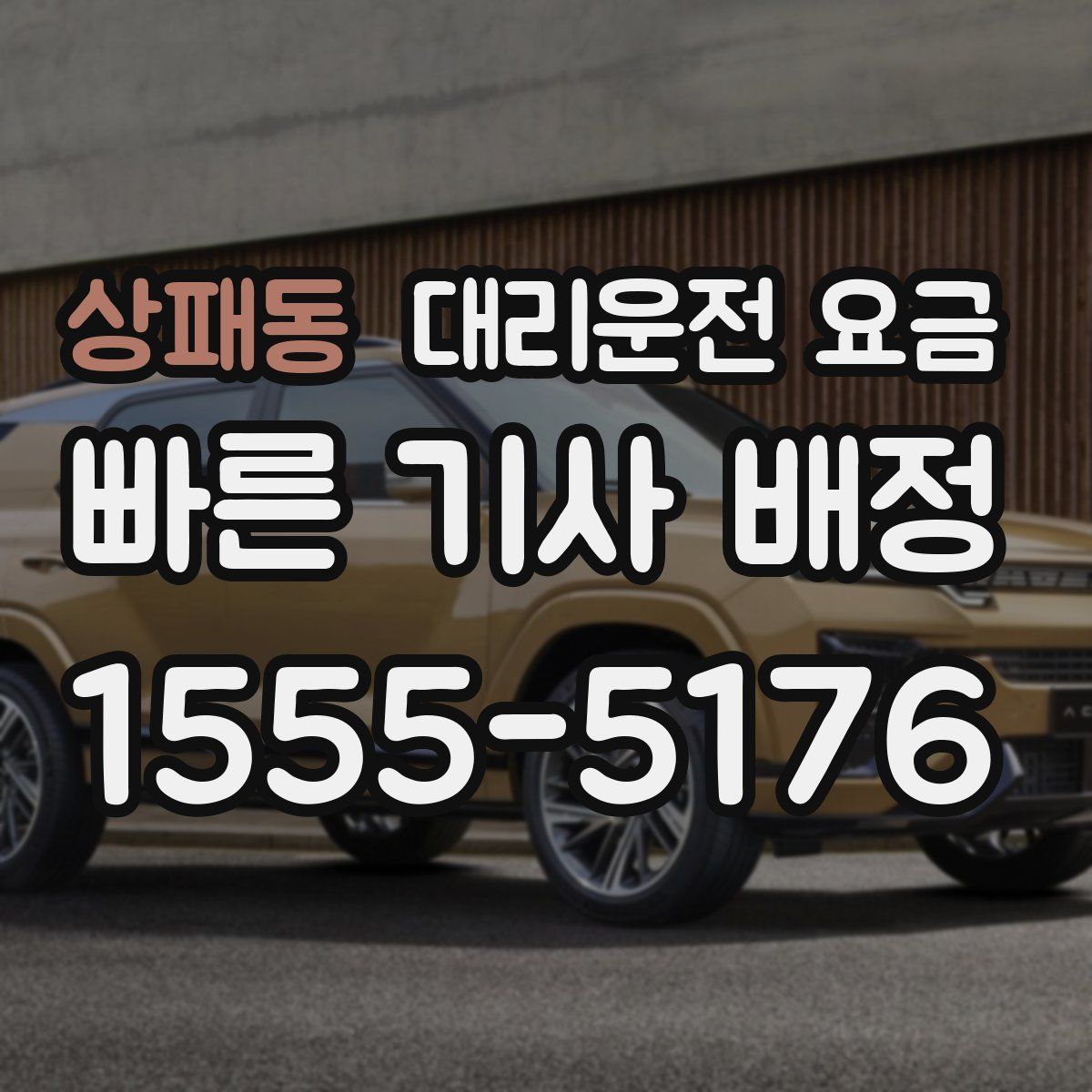 상패동 대리운전